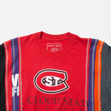 SS22 7 Cuts Short Sleeve College Tee from Rebuild by Needles blues store www.bluesstore.co