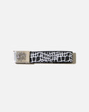 Always Do What You Should Do Croc belt in Black blues store www.bluesstore.co