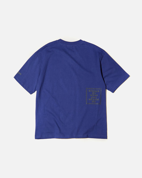 Always Do What You Should Do Love is Hard T-Shirt in navy blues store www.bluesstore.co