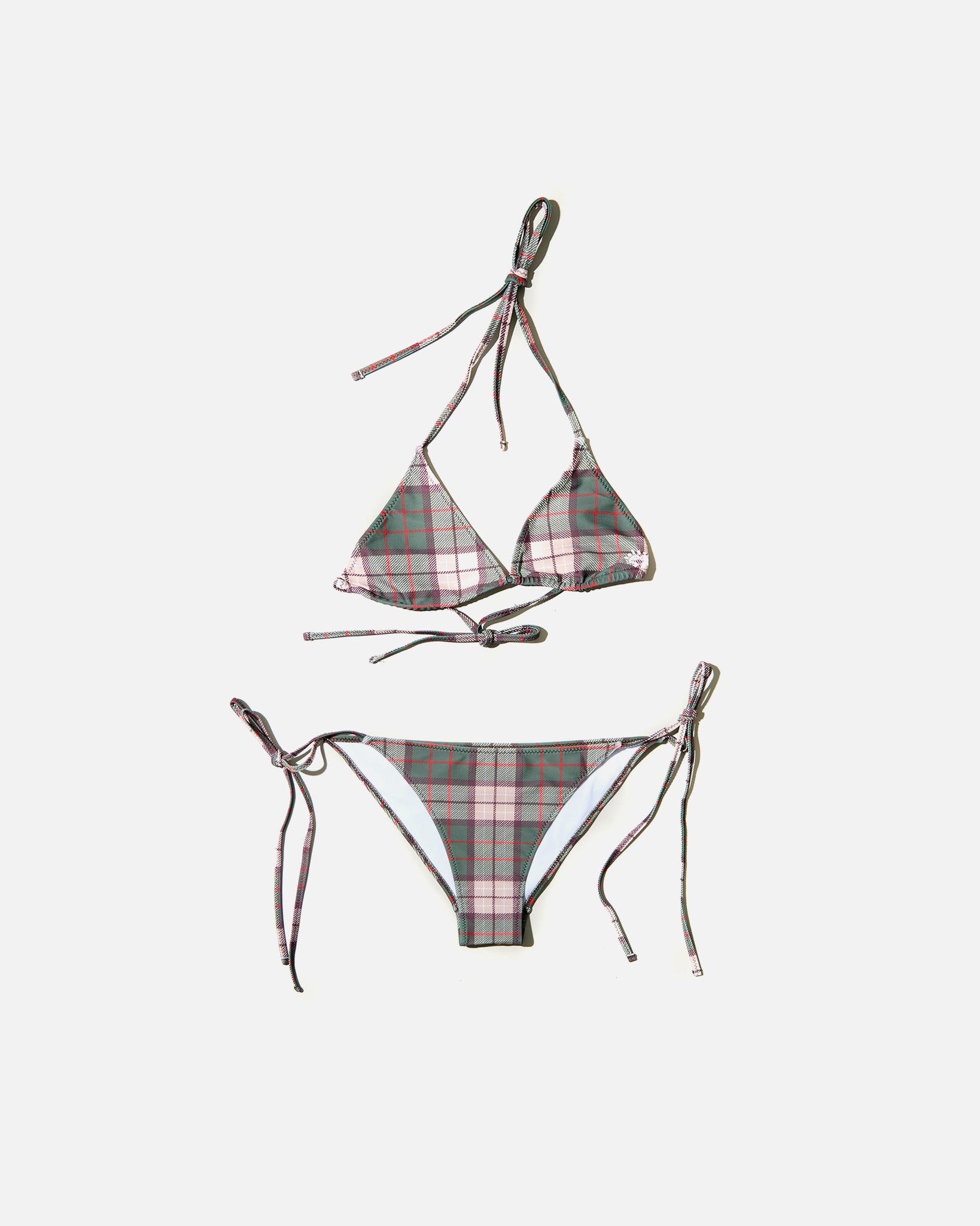 ADWYSD Plaid Bikini in Brown | Blues Store