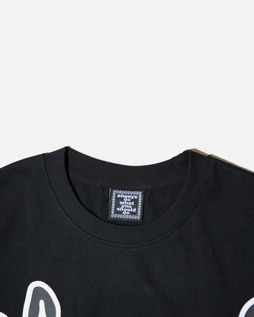 Always Do What You Should Do Snapper Rocks T-shirt in Black blues store www.bluesstore.co