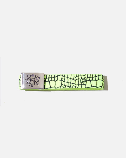 Always Do What You Should Do croc belt in green blues store www.bluesstore.co
