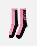 Aries Arise Credit Card Socks in Pink blues store www.bluesstore.co