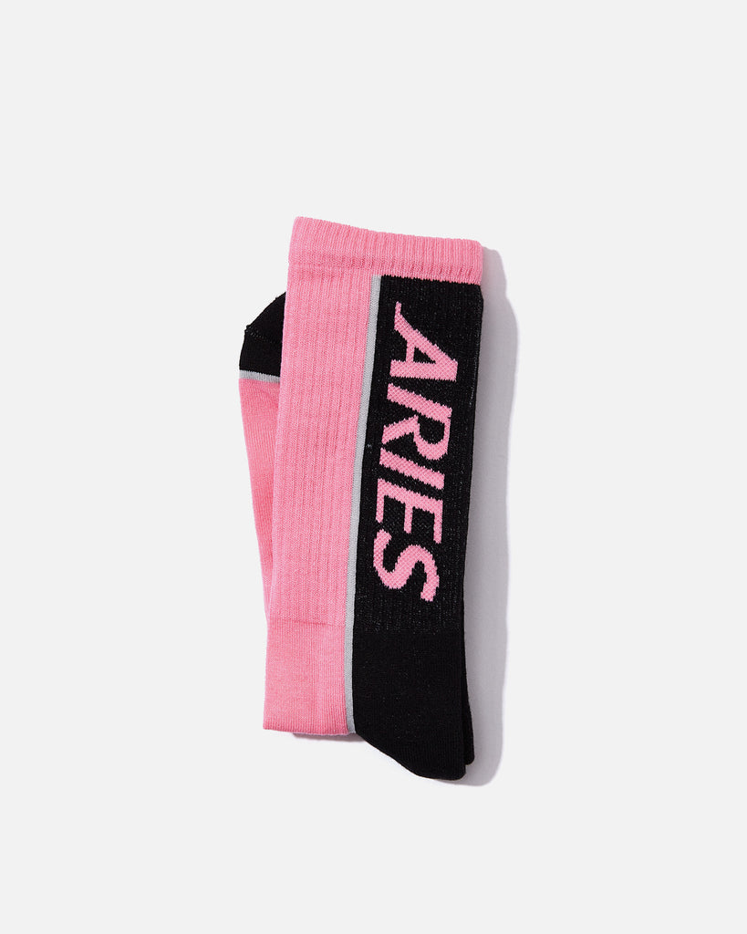 Aries Arise Credit Card Socks in Pink blues store www.bluesstore.co