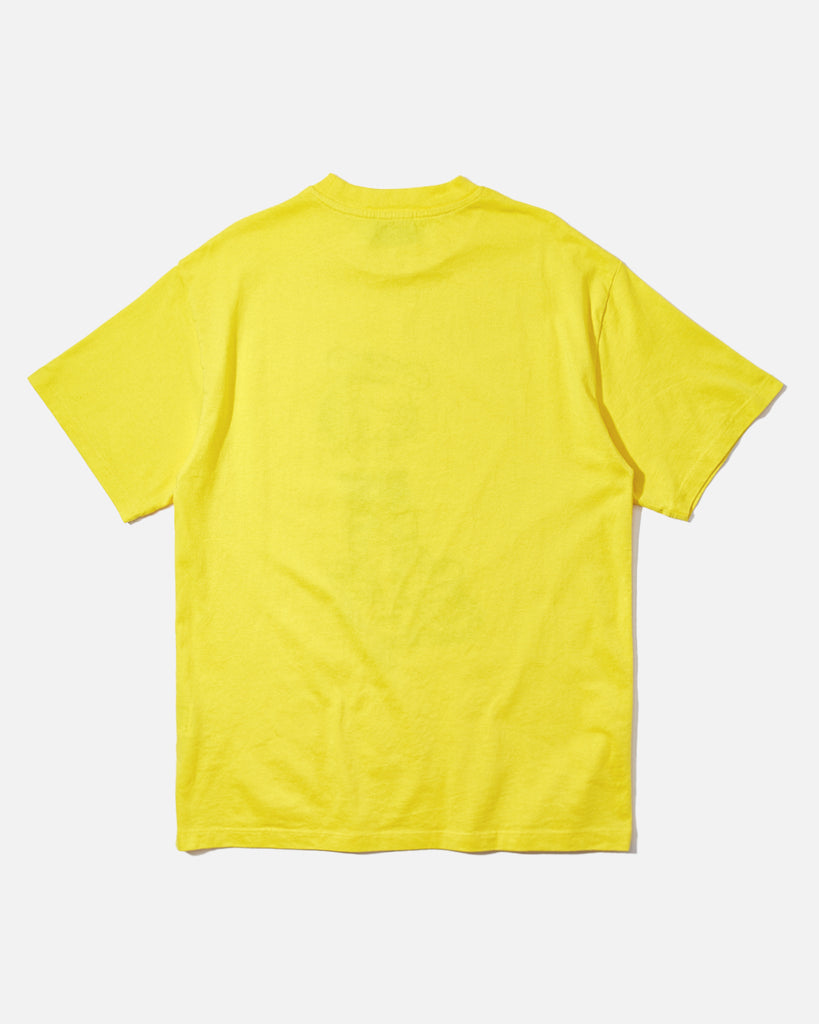 Smoking Tiger Shortsleeve T-shirt in Yellow from Aries Arise Spring / Summer 2024 collection blues store www.bluesstore.co