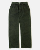 Aries Arise AW24 Acid Wash Batten Jean in Forest Green blues store www.bluesstore.co