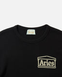 Aries Arise AW24 Waffle LS Tee in Black blues store www.bluesstore.co