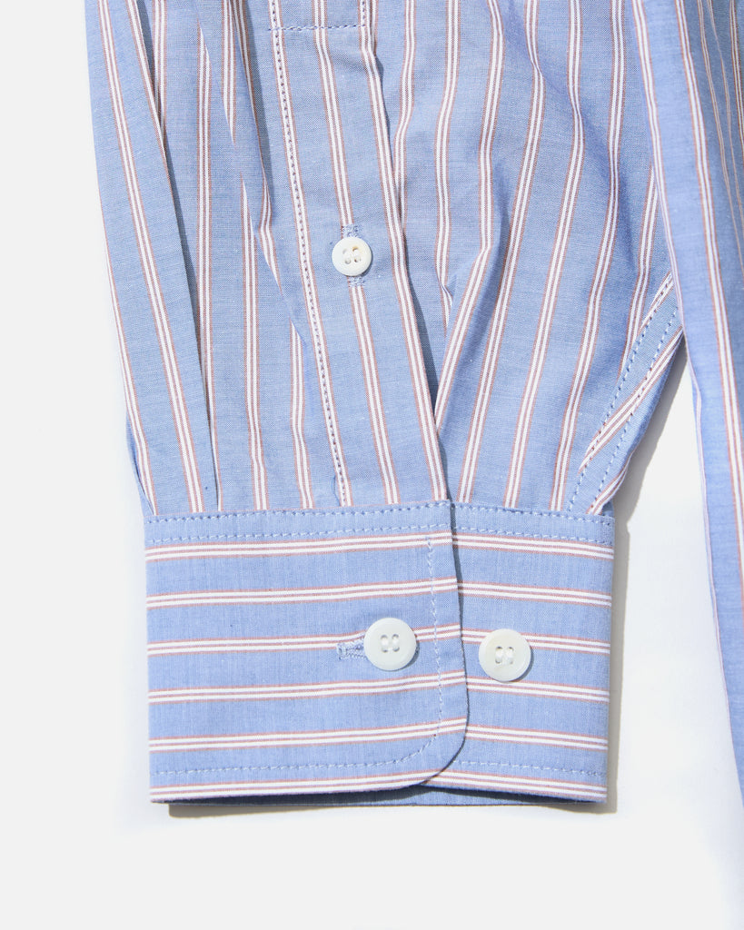 Baserange Ole Shirt in Red Blue Stripe blues store www.bluesstore.co