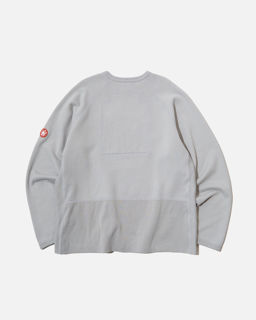 CE Cav Empt Half Panel Rib Crew Neck in Khaki blues store www.bluesstore.co