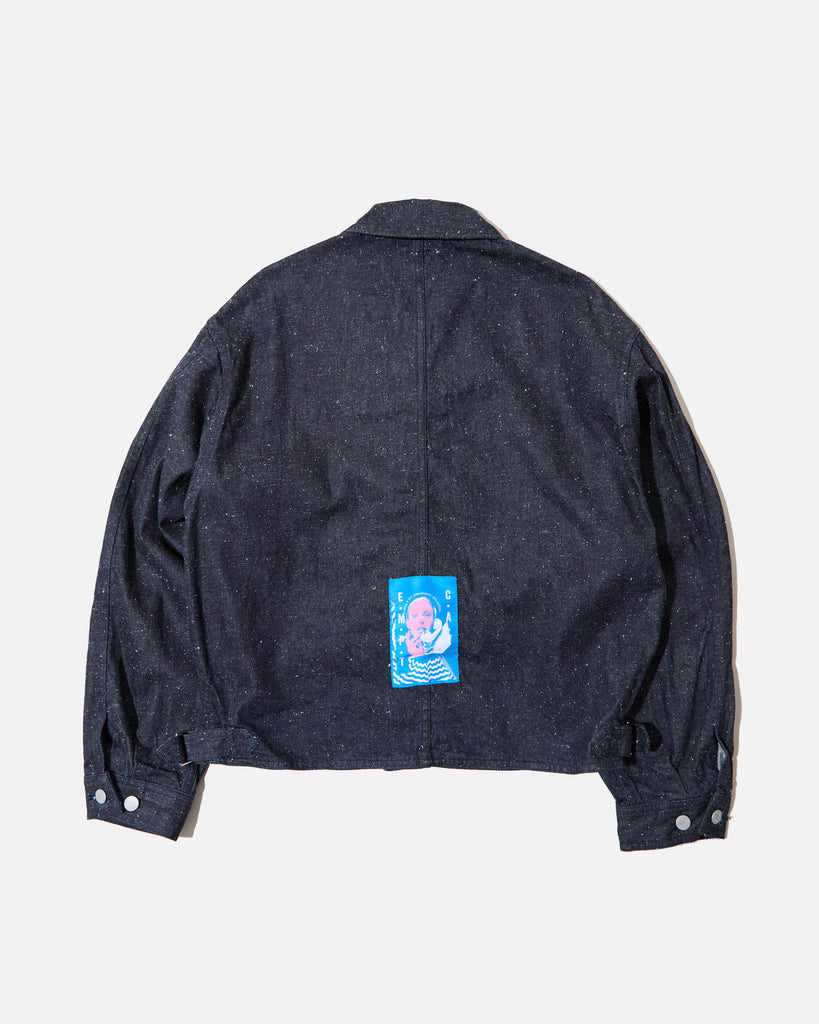CE cav empt Nep Denim Trucker Jacket in Indigo blues store www.bluesstore.co