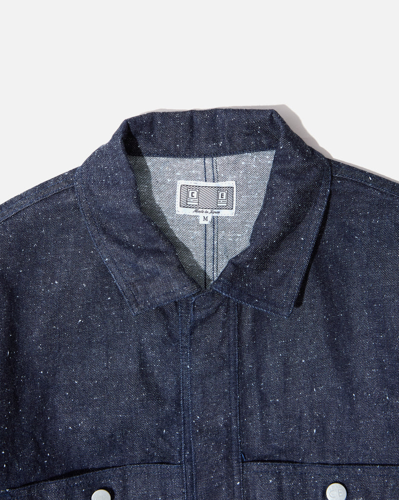 CE cav empt Nep Denim Trucker Jacket in Indigo blues store www.bluesstore.co