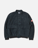 CE cav empt Overdye Cord Button Jacket in Charcoal blues store www.bluesstore.co