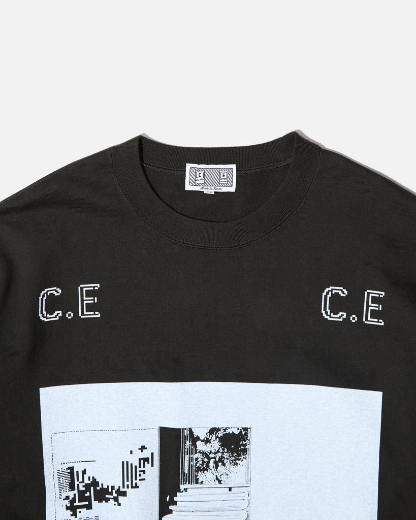 CGCEGC Heavy Long Sleeve T-shirt in black blues store www.bluesstore.co