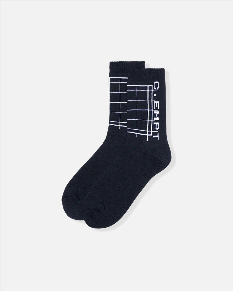 Cav Empt C.EMPT Socks in Black from the brands AW23 collection blues store www.bluesstore.co