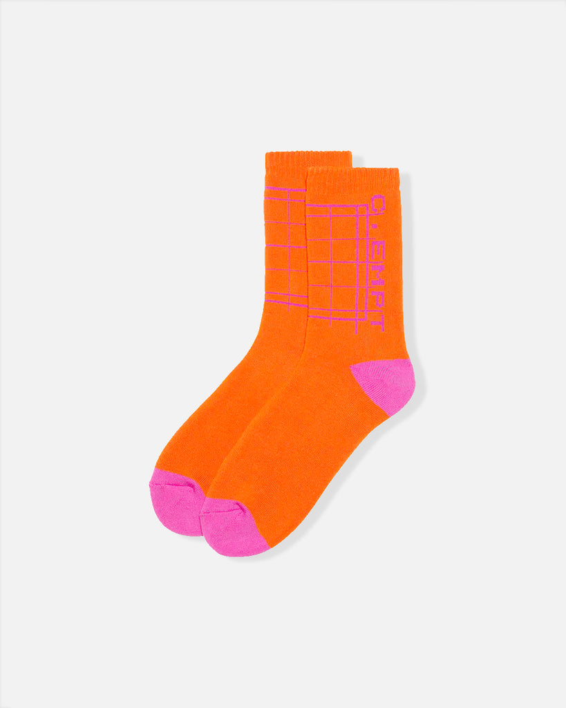 Cav Empt C.EMPT Socks in Orange from the brands AW23 collection blues store www.bluesstore.co