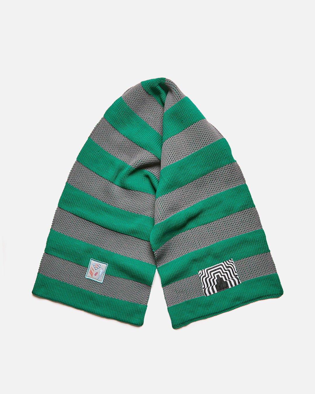 Poly Knit Stripe Scarf Multi