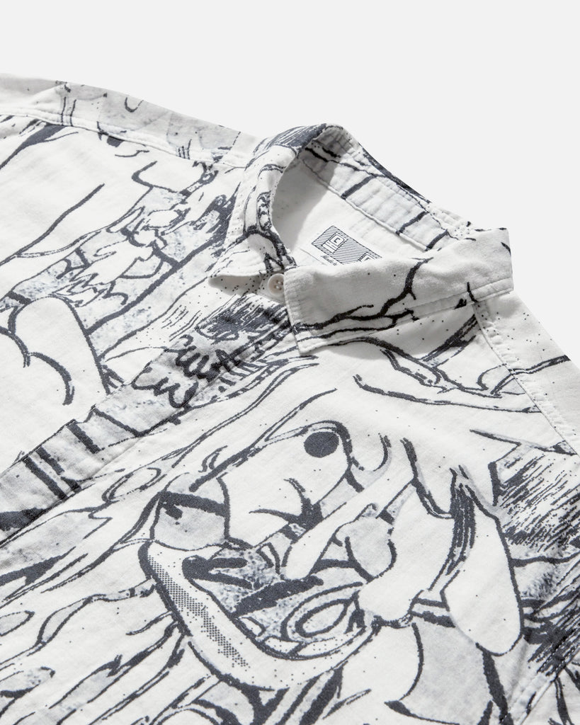 Cav Empt ECPL Short Sleeve Shirt in White blues store www.bluesstore.co
