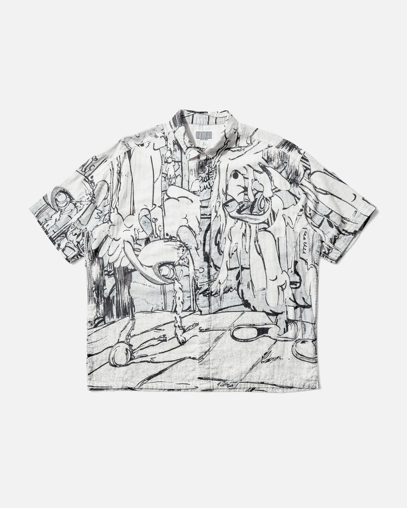 Cav Empt ECPL Short Sleeve Shirt in White blues store www.bluesstore.co
