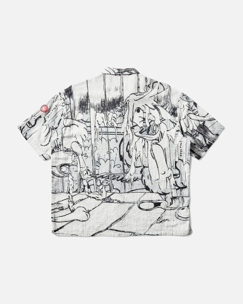 Cav Empt ECPL Short Sleeve Shirt in White blues store www.bluesstore.co