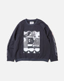 Cav Empt MD P2P Raglan Long Sleeve T-shirt in Charcoal blues store www.bluesstore.co