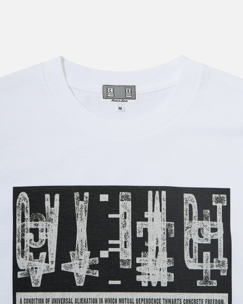 Cav Empt Universal Alienation T-shirt in White blues store www.bluesstore.co