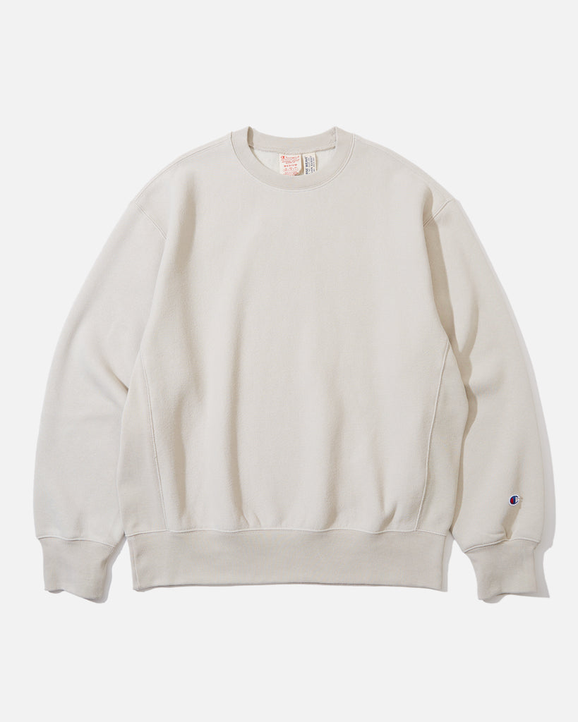 Champion Reverse Weave Crewneck in Bone blues store www.bluesstore.co