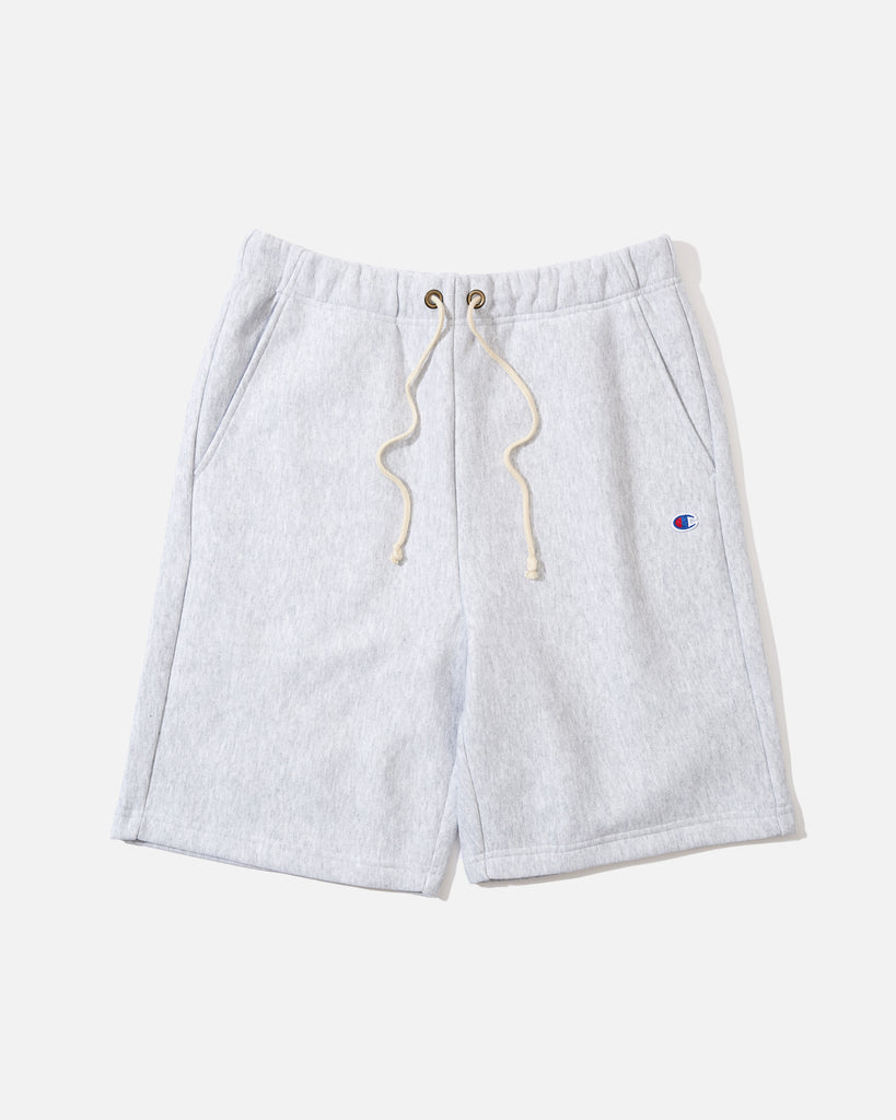 Champion Reverse Weave Sweat Shorts in Grey blues store www.bluesstore.co