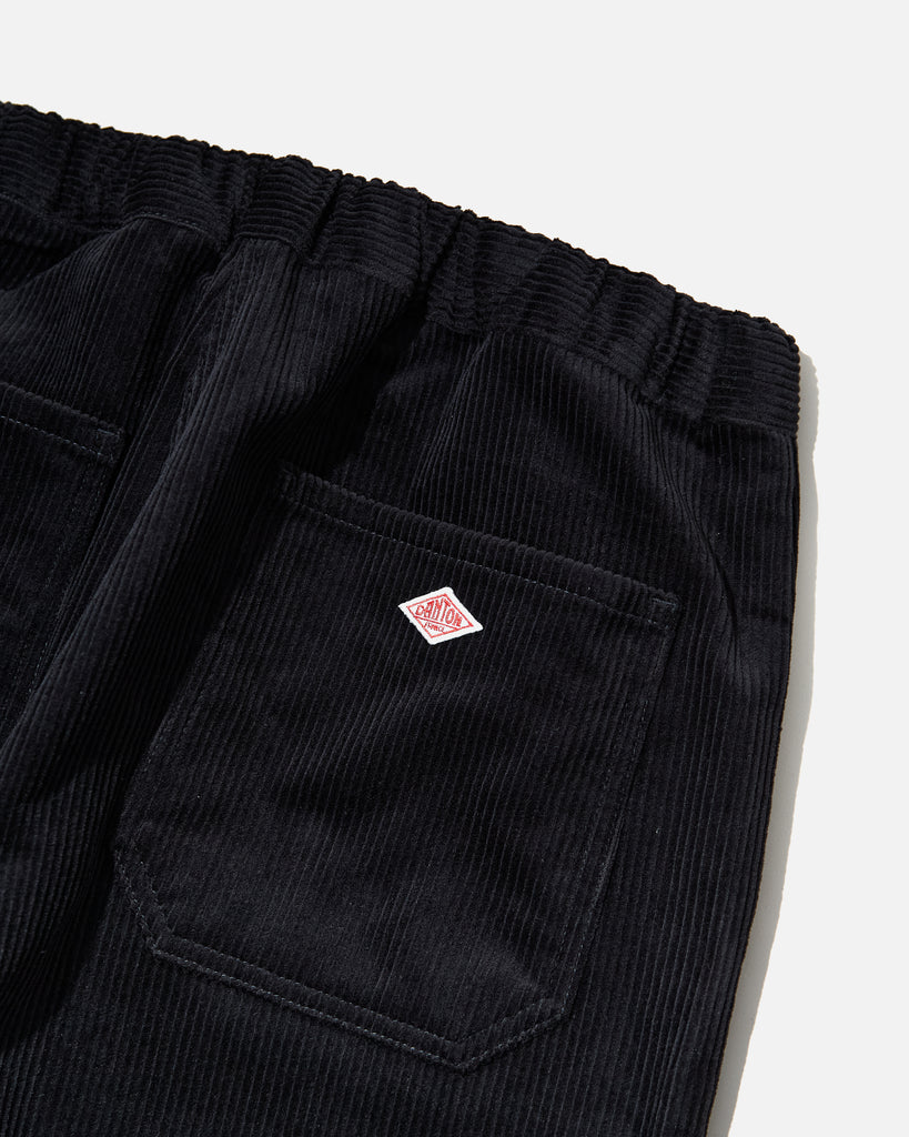 Danton Black corduroy Easy Pants DT-E0137 blues store www.bluesstore.co