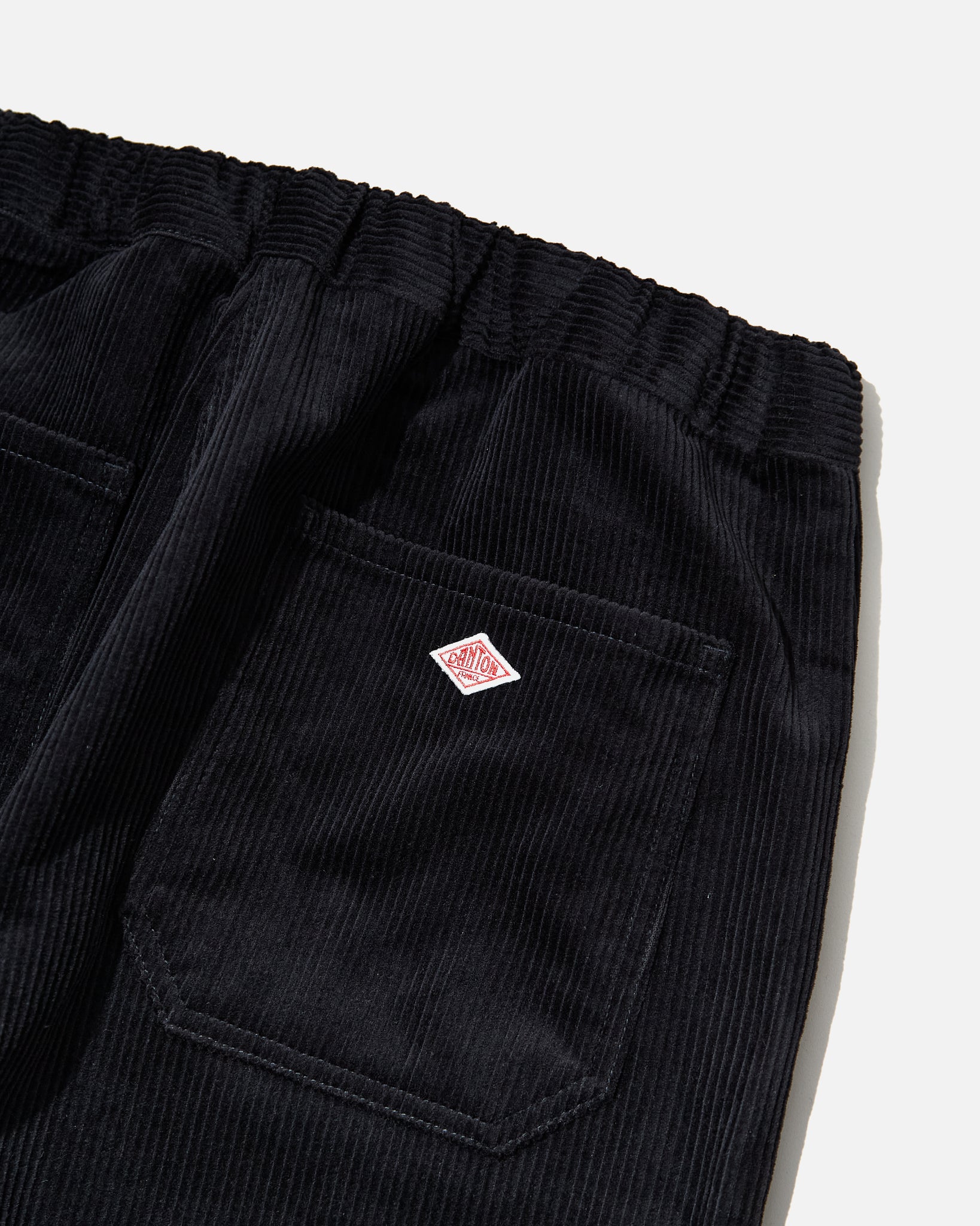 Danton Corduroy Easy Pants in Black | Blues Store