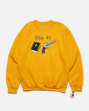 Dear Skating USA #1 Crewneck in Gold blues store www.bluesstore.co