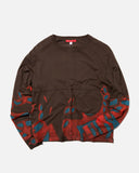 Eckhaus Latta Lapped Long Sleeve in Oil blues store www.bluesstore.co