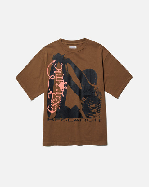 Ecstatic Research Come Down T-shirt in Brown blues store one www.bluesstore.co