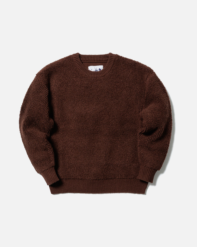 Ecstatic Research Everyday Jumper in Brown blues store www.bluesstore.co