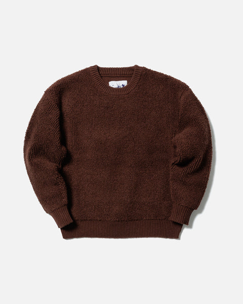 Ecstatic Research Everyday Jumper in Brown blues store www.bluesstore.co