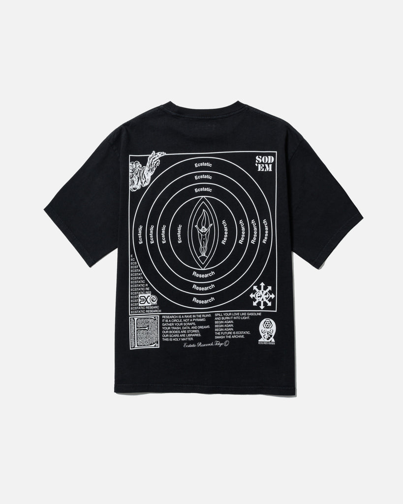 Ecstatic Research Guide T-shirt in Black blues store two www.bluesstore.co