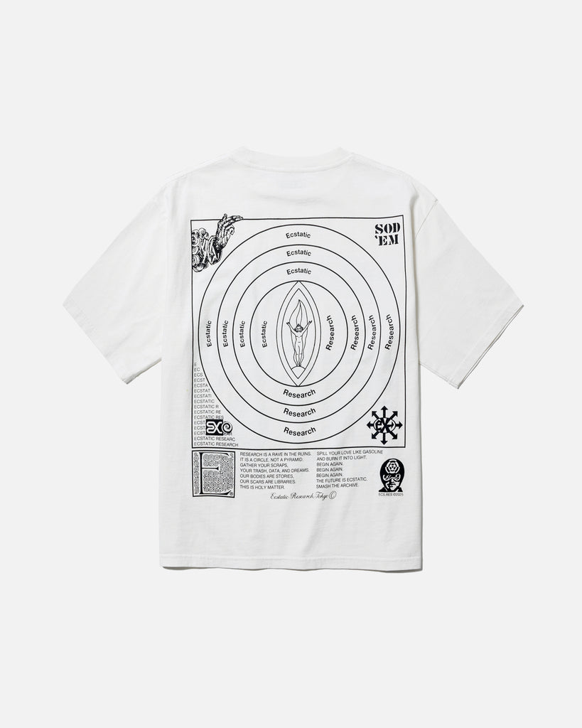 Ecstatic Research Guide T-shirt in White blues store one www.bluesstore.co