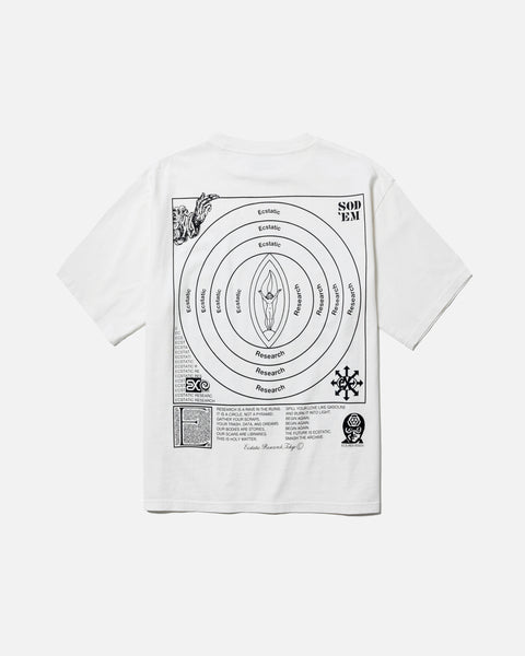 Ecstatic Research Guide T-shirt in White blues store one www.bluesstore.co