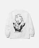 Ecstatic Research Service L/S T-shirt in White blues store two www.bluesstore.co