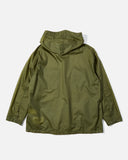 Engineered Garments Cagoule Shirt in Olive Nylon Micro Ripstop blues store www.bluesstore.co