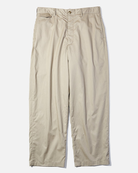 Engineered Garments Officer Pant in Khaki High Count Twill blues store www.bluesstore.co