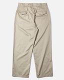 Engineered Garments Officer Pant in Khaki High Count Twill blues store www.bluesstore.co