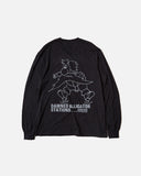 HOMERUN x have a good time Alligator Station L/S Tee in Black blues store www.bluesstore.co