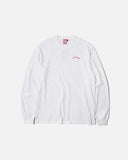 HOMERUN x have a good time Alligator Station L/S Tee in White blues store www.bluesstore.co