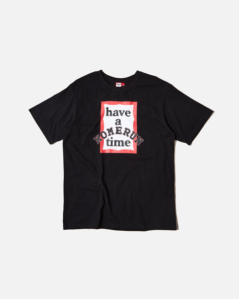 HOMERUN x have a good time S/S tee in black blues store www.bluesstore.co