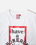 HOMERUN x have a good time S/S tee in white blues store www.bluesstore.co
