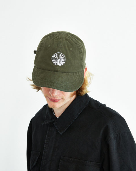 Maze Soft Peak Hat in Green from the Heresy Spring / Summer 2024 collection blues store www.bluesstore.co