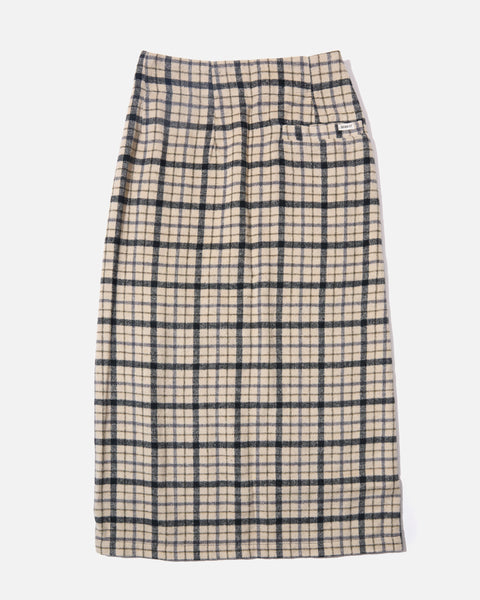 Heresy AW24 Steady Skirt in Biscuit / Grey blues store www.bluesstore.co