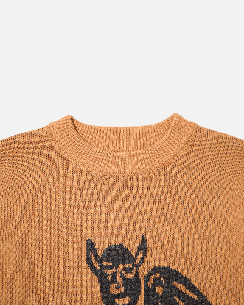 Heresy ss25 Rogue Knit in Orange blues store www.bluesstore.co