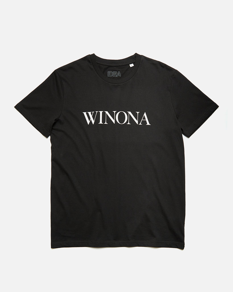 Winona T-shirt in Black by IDEA blues store www.bluesstore.co