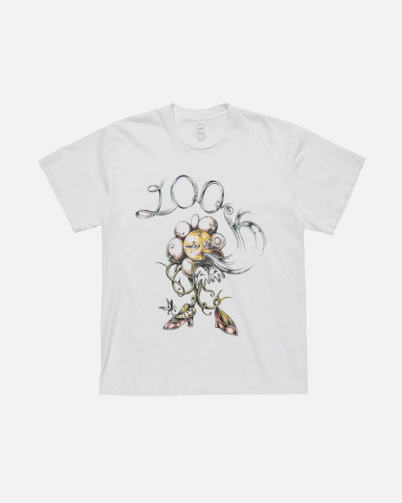 LQQK Studio Cruel Barb Flowerman Tee in White blues store www.bluesstore.co